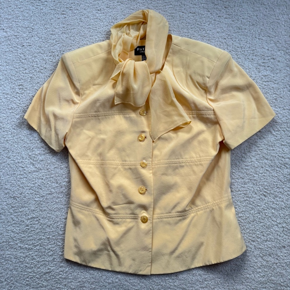 Vintage silk jacket and scarf set